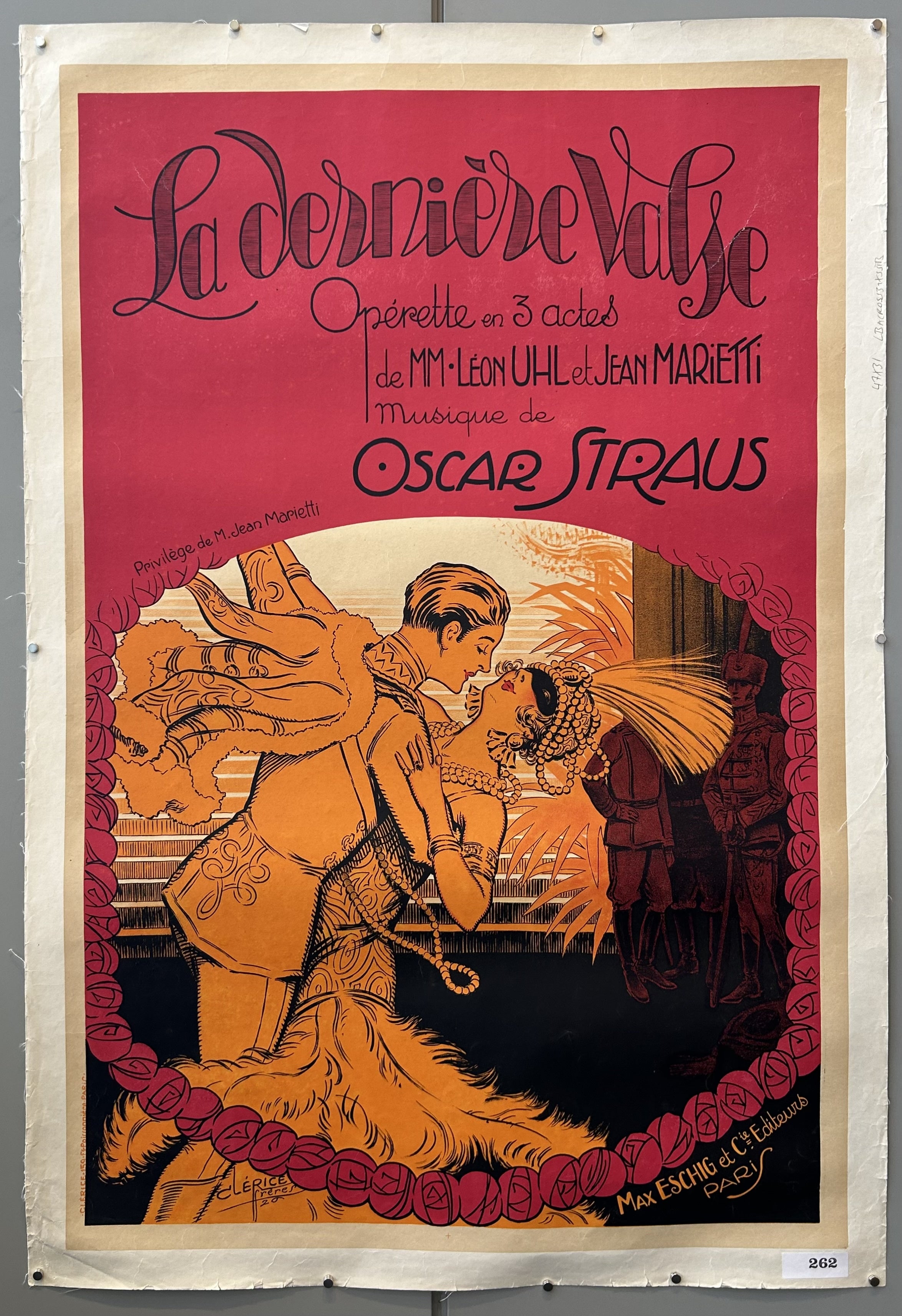 Dancers framed by pink