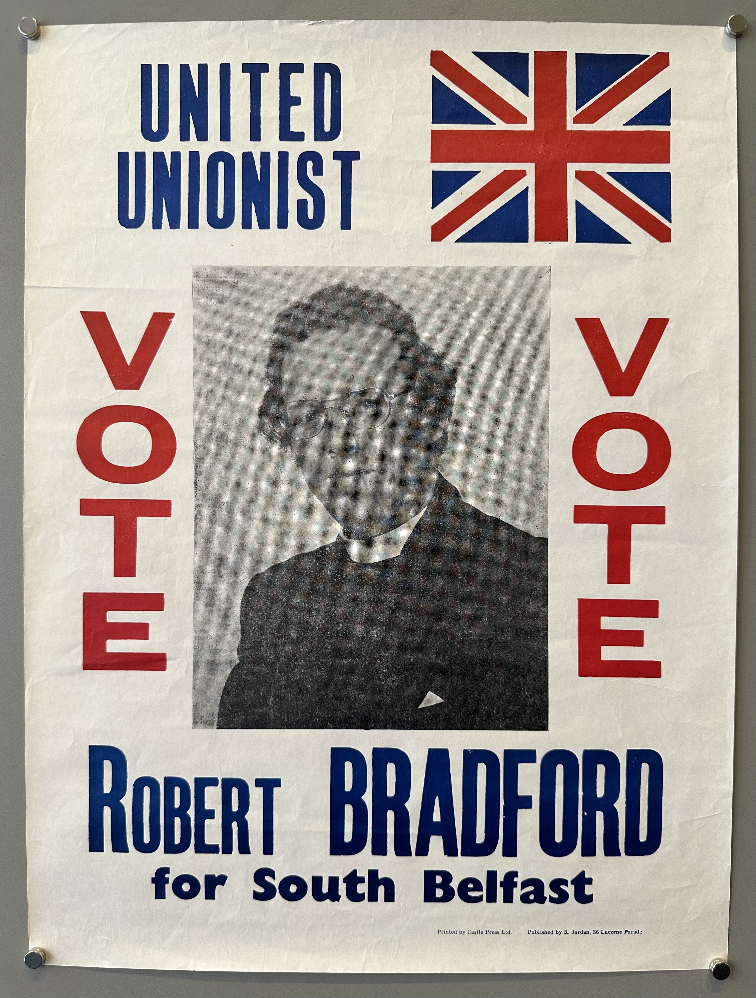 Vote Robert Bradford for South Belfast