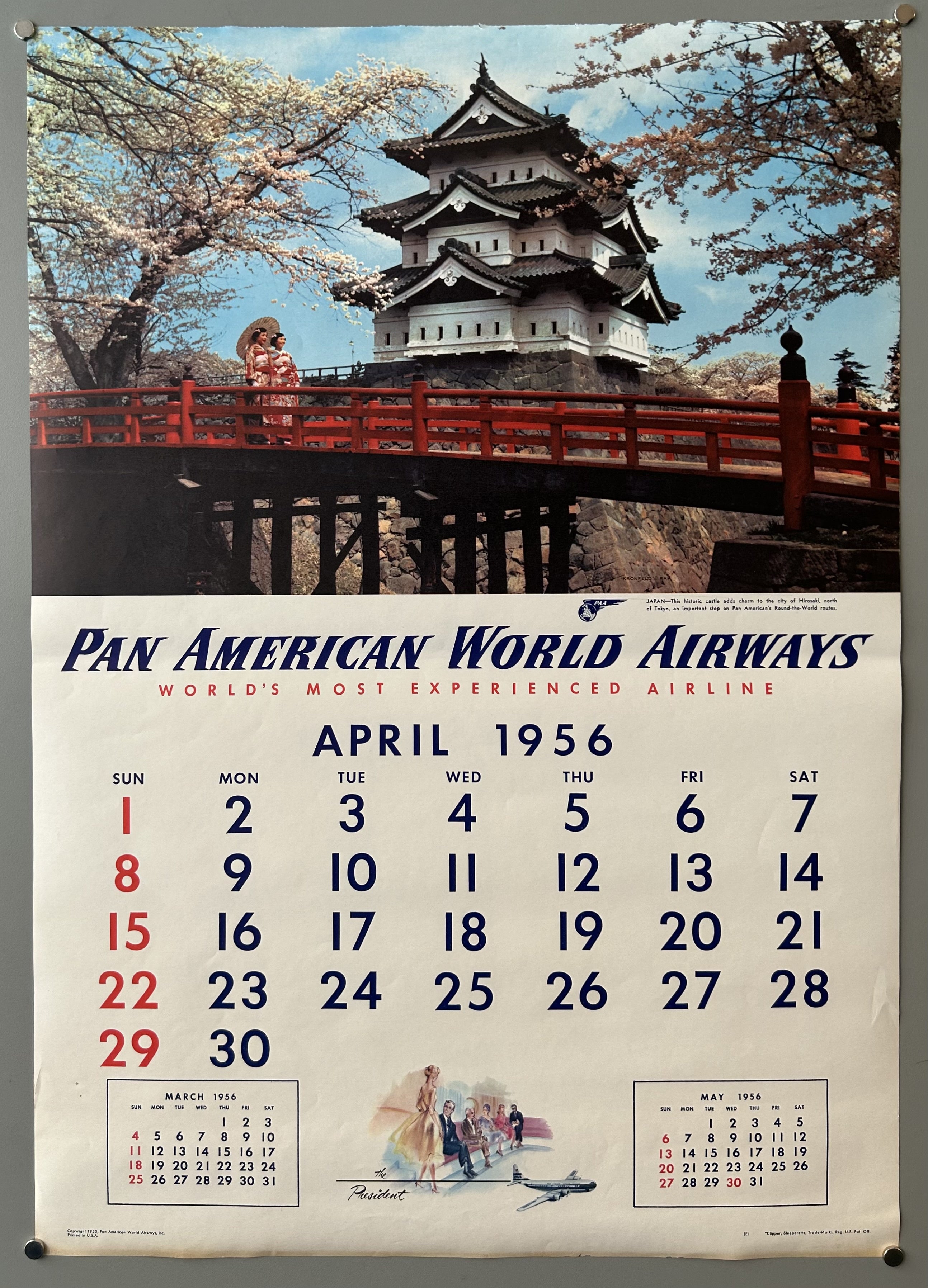 Pan American World Airways April 1956