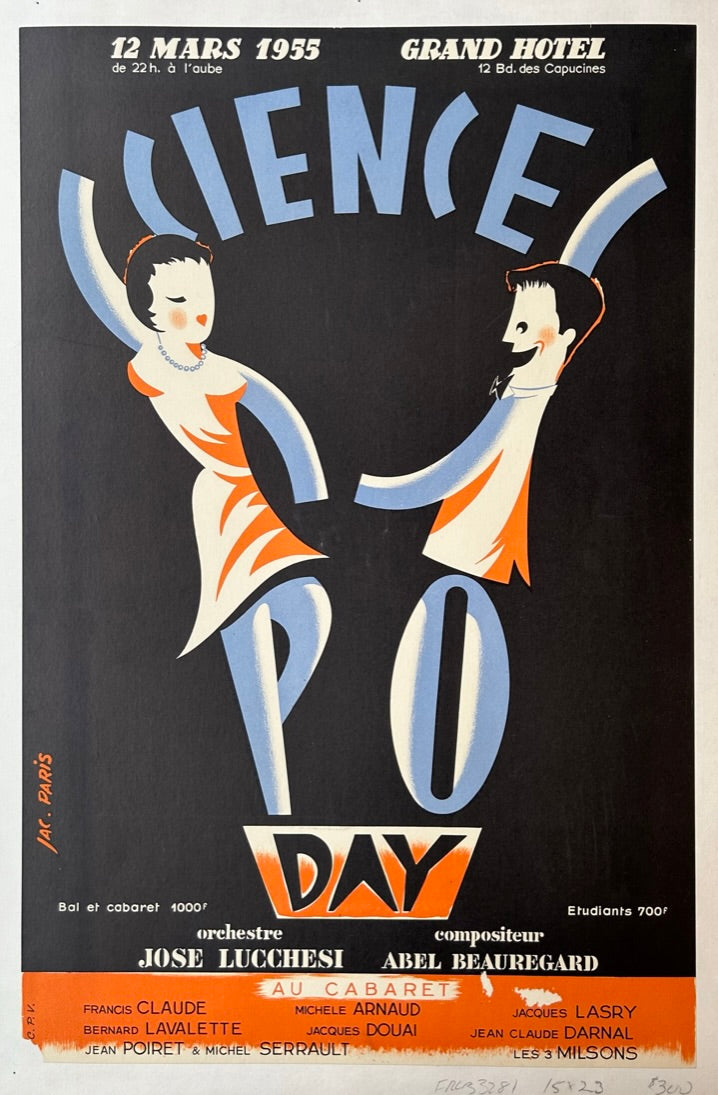 Jose Lucchesi Orchestre Poster ✓