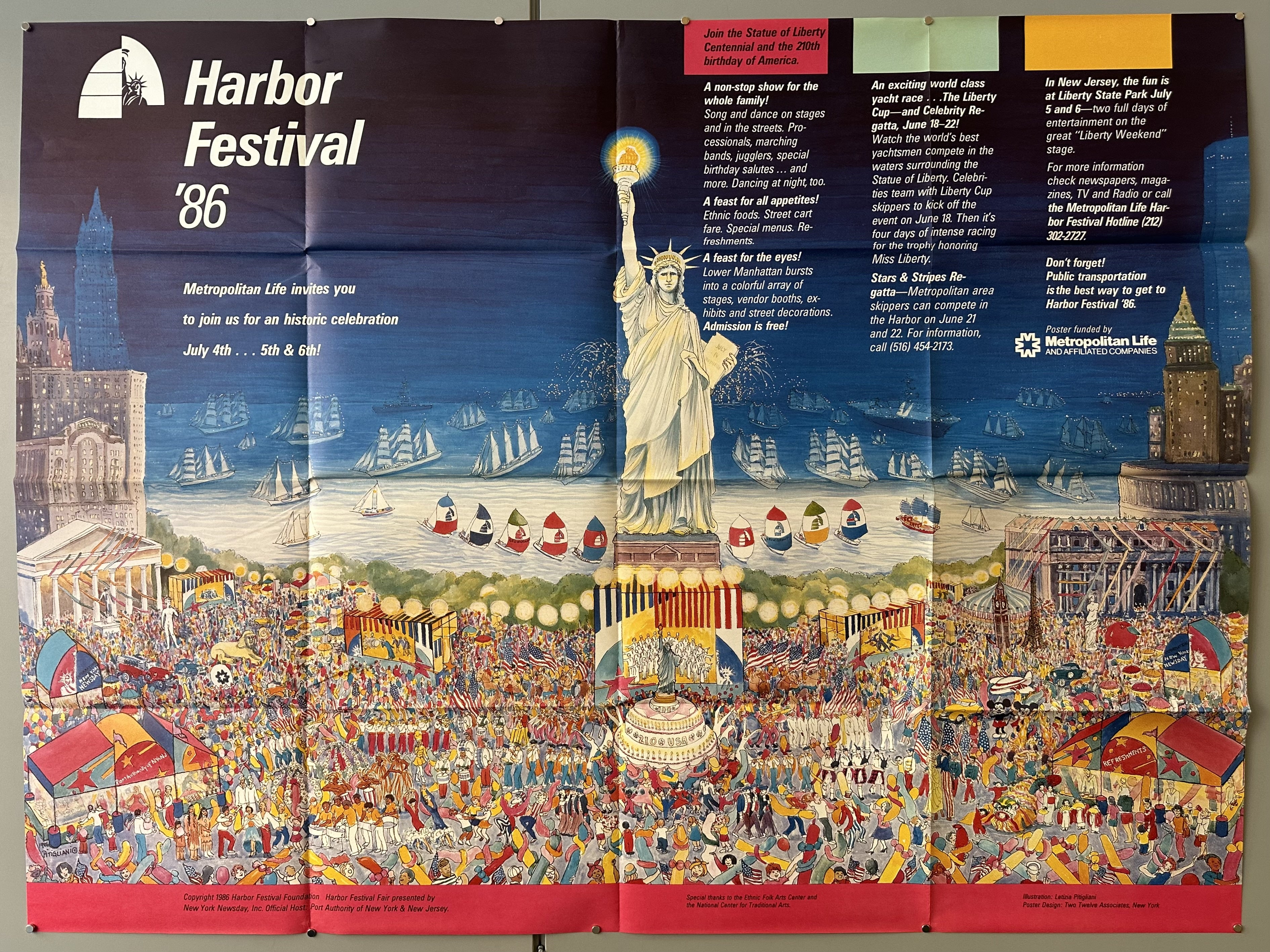 Harbor Festival 1986 Poster