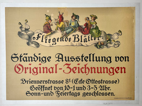 Link to Ständige Ausstellung von Original-Zeichnungen PosterGermany, c. 1910 Product