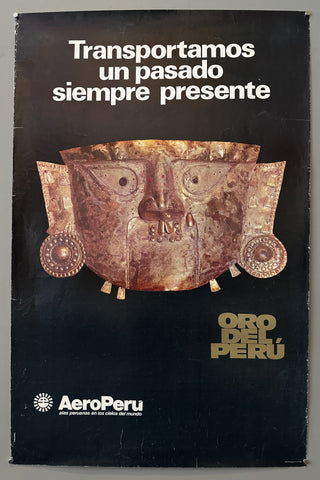 Link to  Oro del Perú Aero Perú PosterPeru, c. 1980s  Product