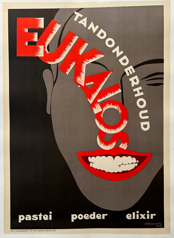 Link to  Tandonderhoud Eukalos Poster ✓Belgium, 1928  Product