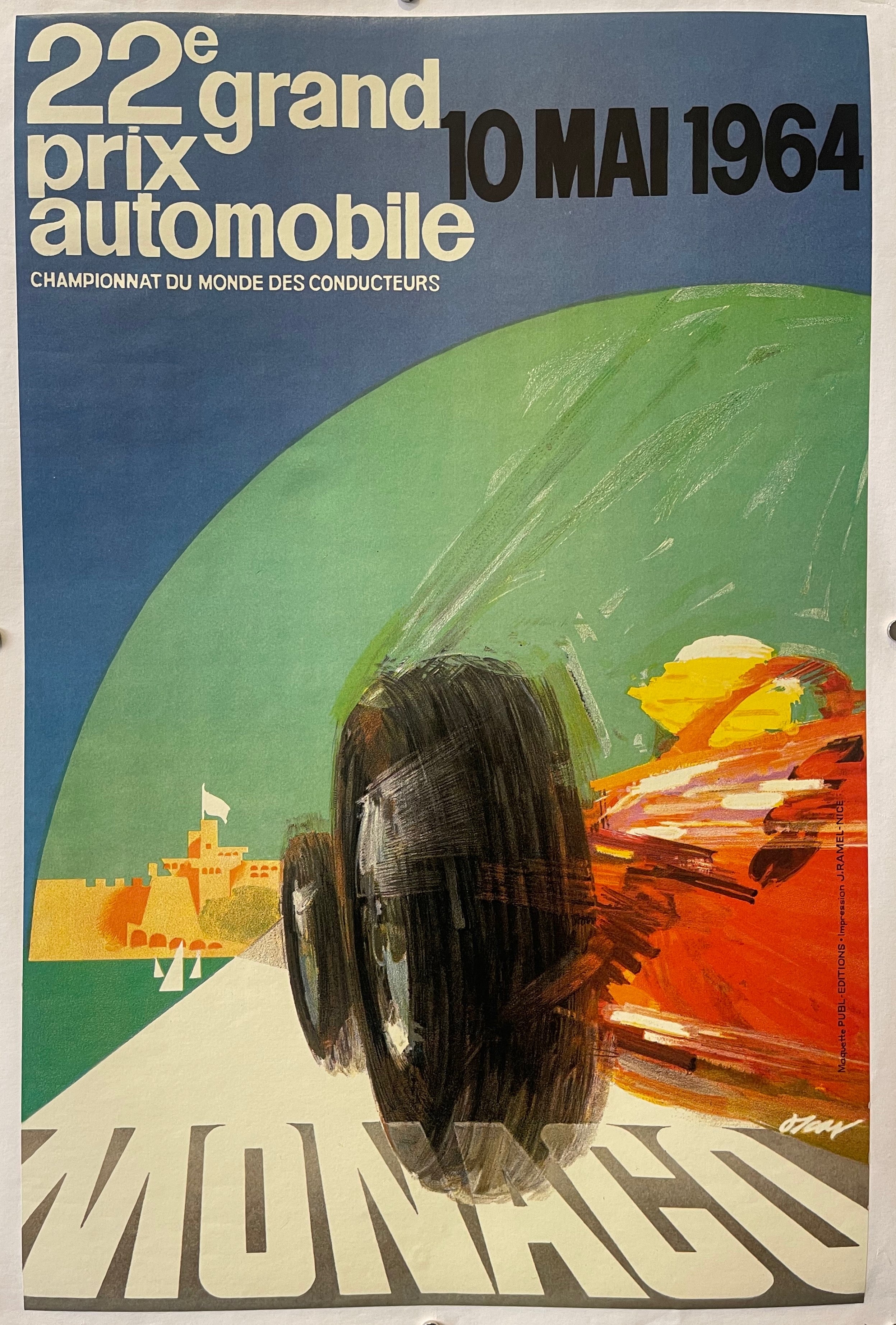 Grand Prix of Monaco Poster