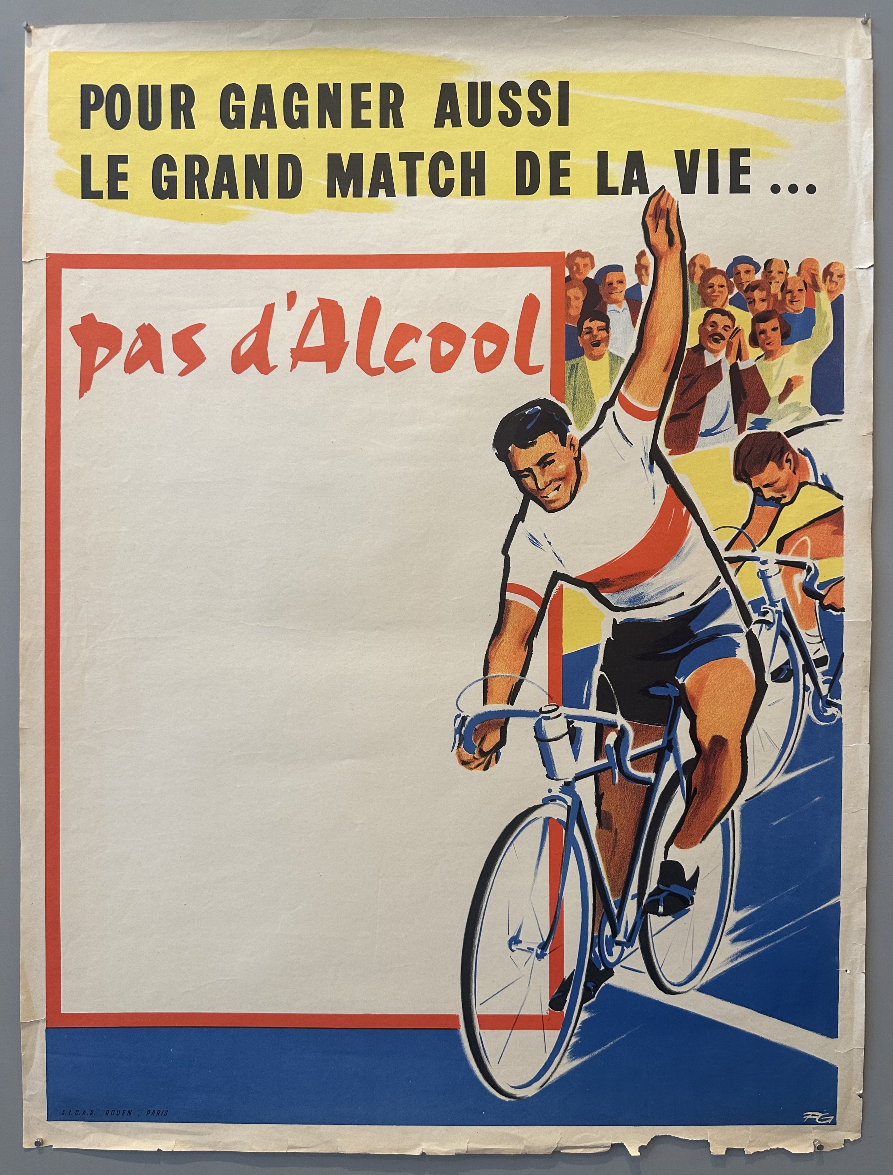 Pas d'Alcool Poster (Paper)