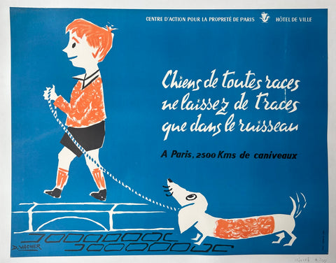 Link to  A Paris, 2500 kms de Caniveaux Poster #2 ✓France, c. 1960  Product