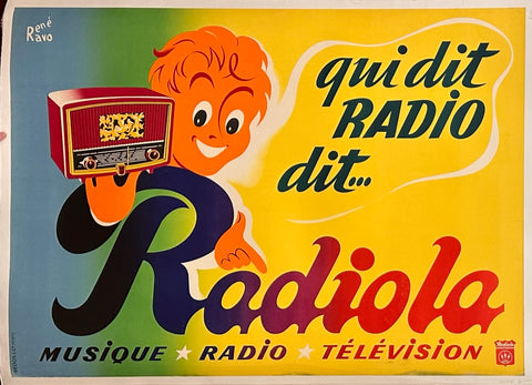 Link to  Qui Dit Radio Dit... RadiolaFrance, c.1955  Product
