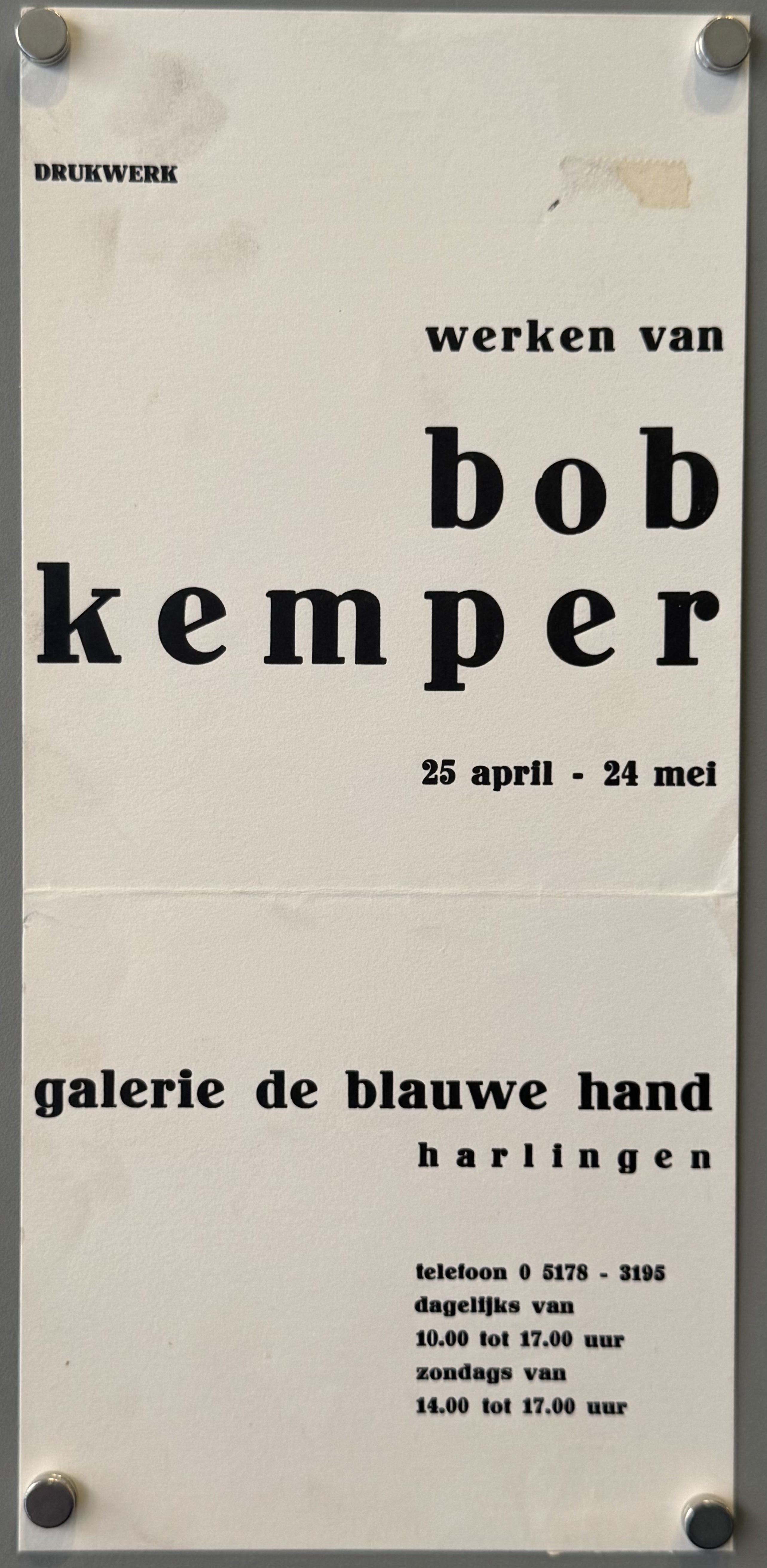 Werken van Bob Kemper
