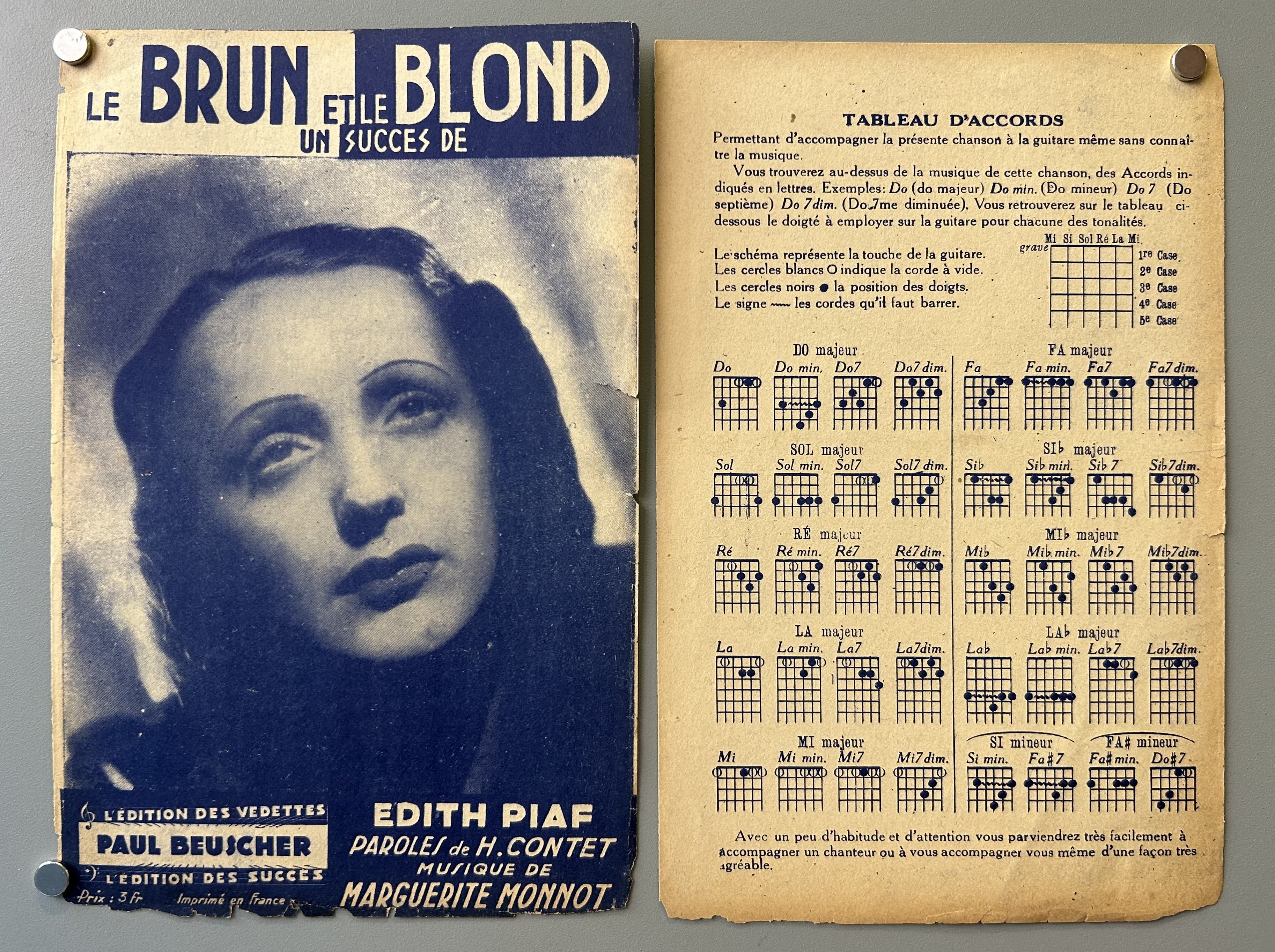 sheet music