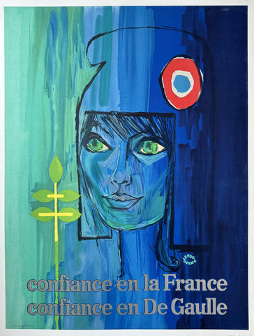 Link to Confiance en la France, Confiance en De Gaulle PosterFrance, 1965 Product