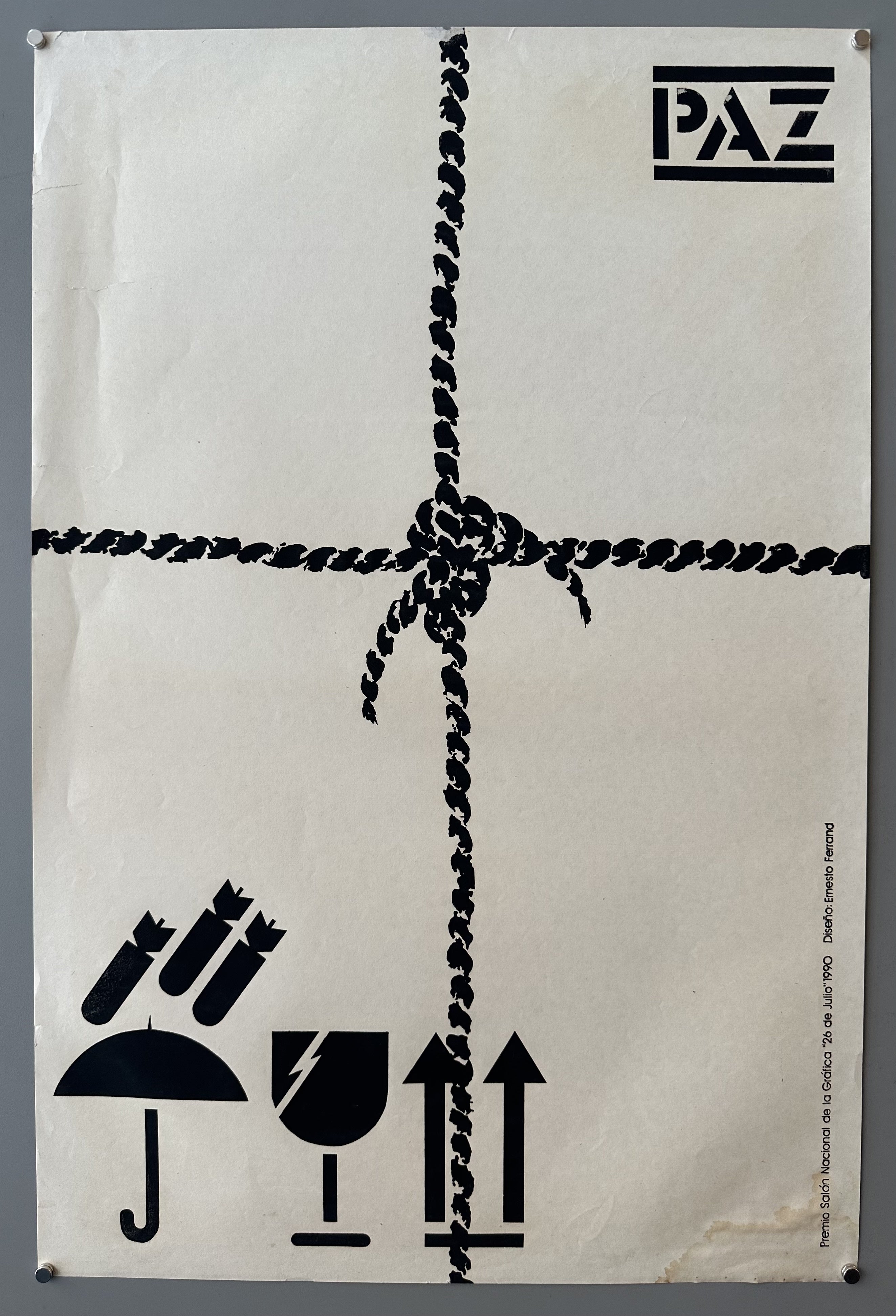 Paz Premio Salon Nacional de la Grafica 1990