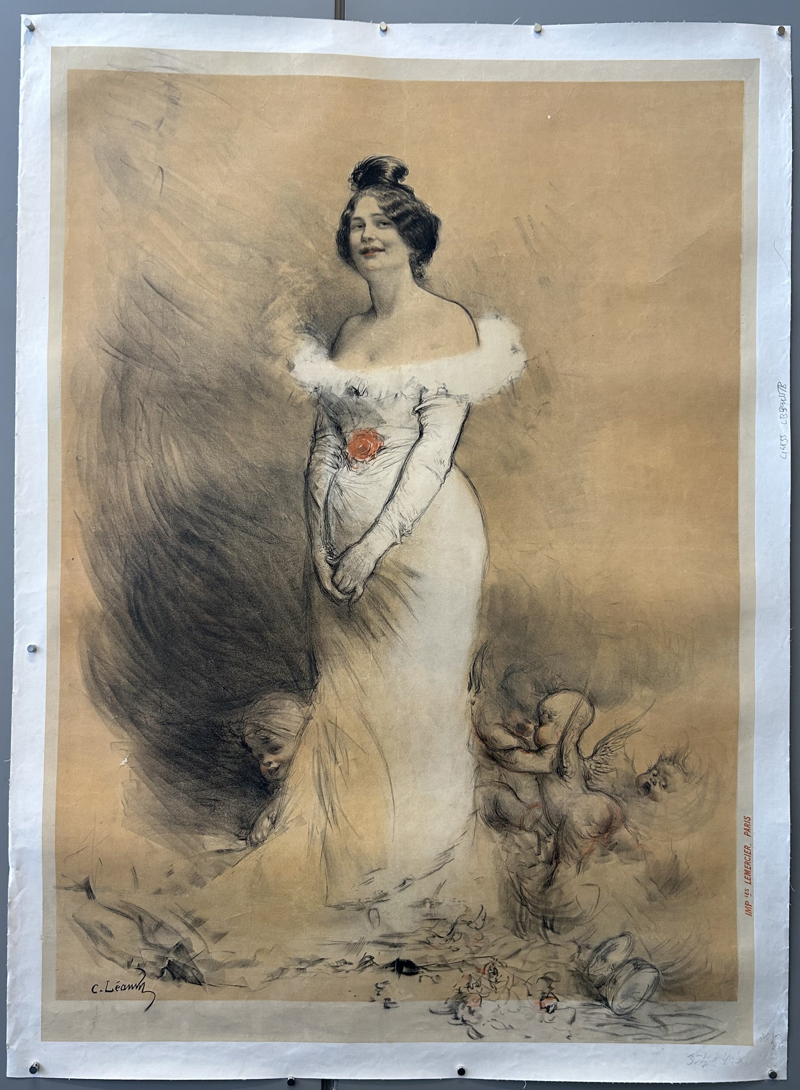 woman in an evening gown