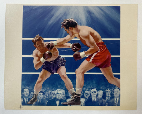 Gus Lesnevich & Freddie Mills Boxing Poster