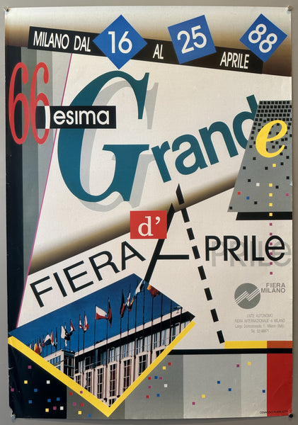 Grande Fiera d'Aprile 1988 Poster – Poster Museum