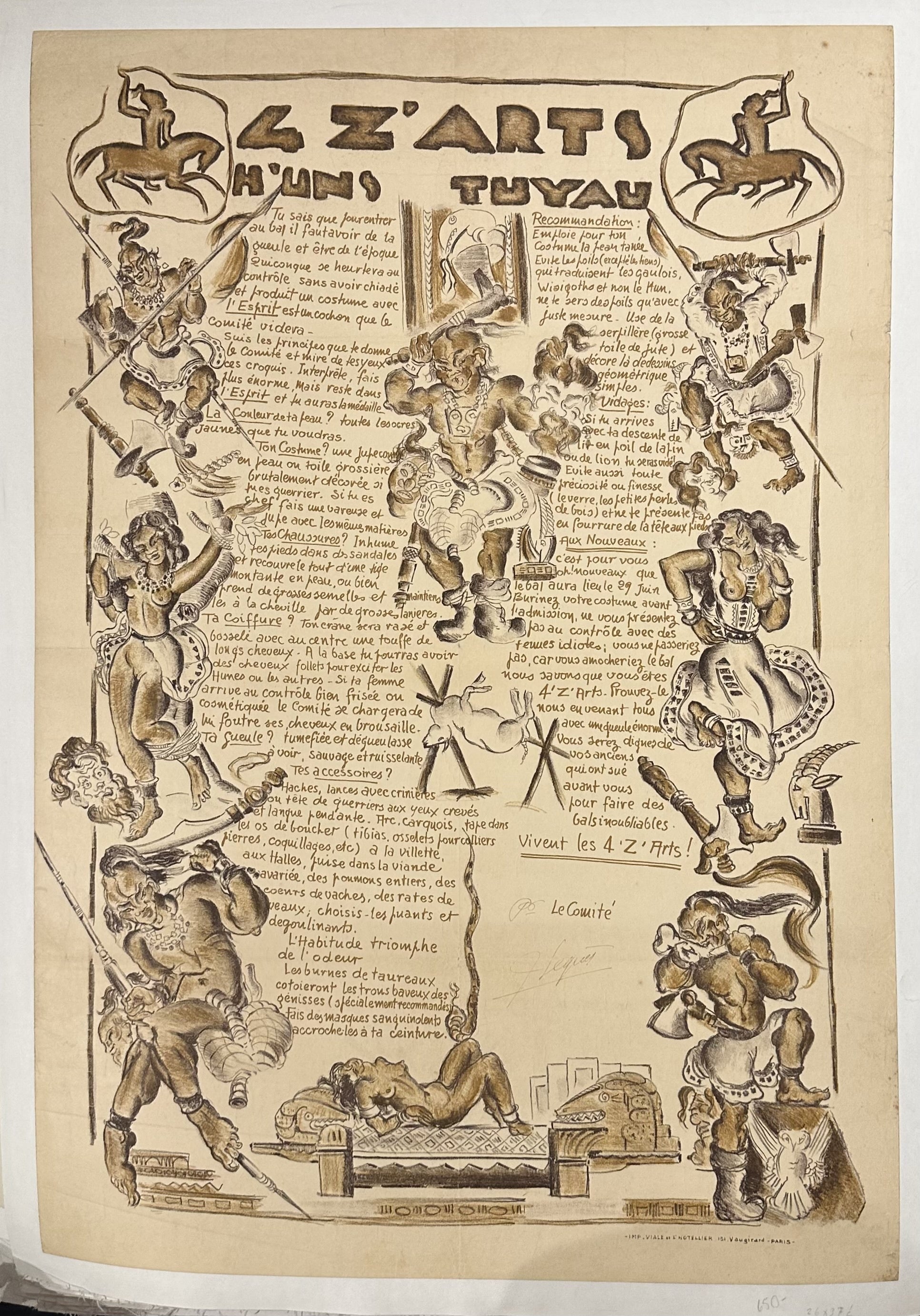 Bal Des 4 Z'Arts 1928