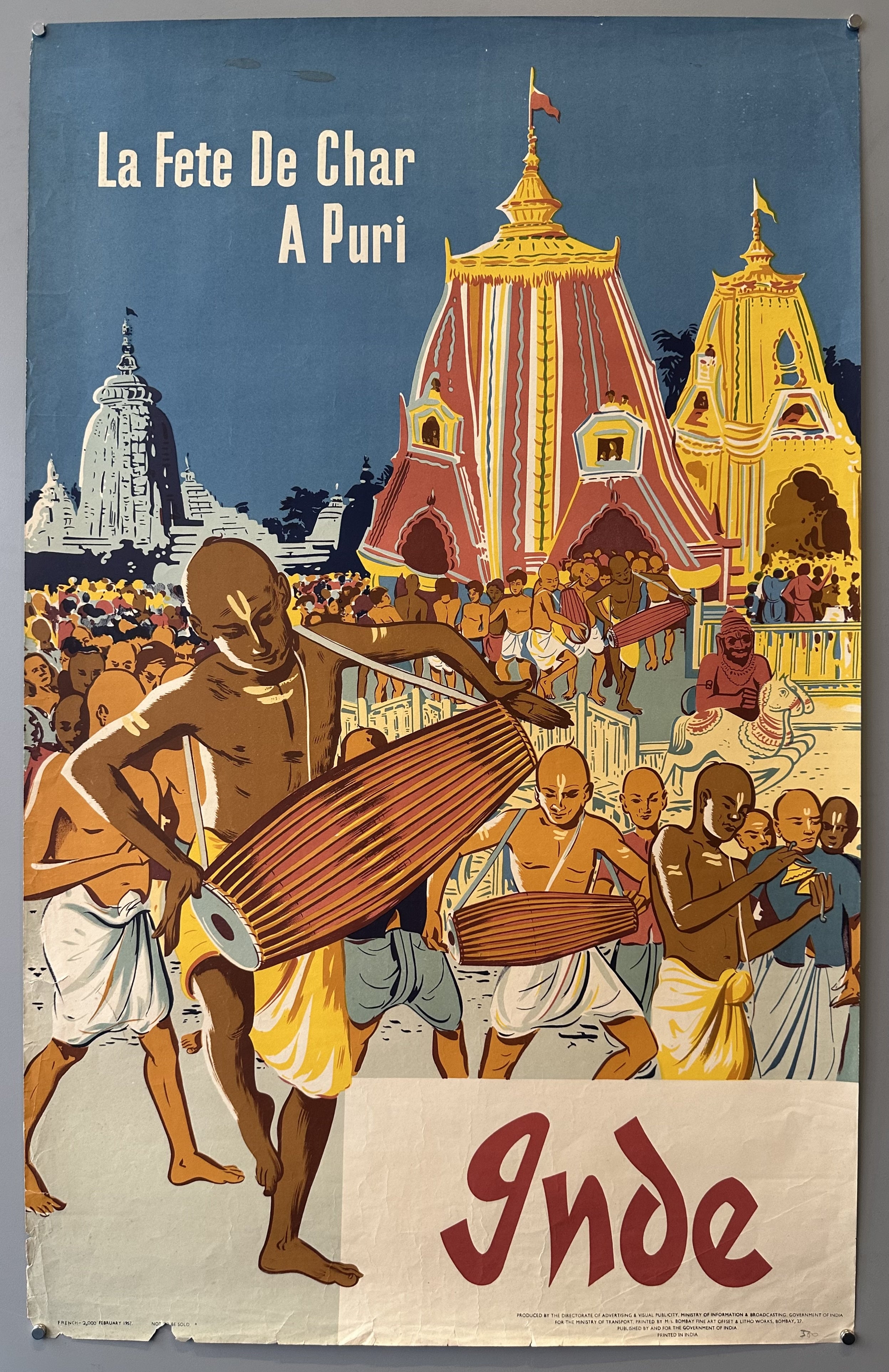Inde Ratha Yatra Poster (Paper)