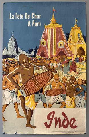 Link to  Inde Ratha Yatra Poster (Paper)India, 1957  Product