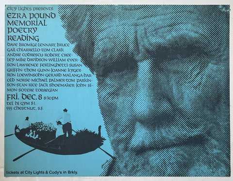 Link to Ezra Pound Memorial Poetry Reading PosterUnited States, 1972 Product