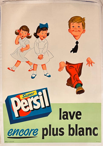 Link to Super Persil- Lave encore plus blanc poster ✓France, C.1959 Product