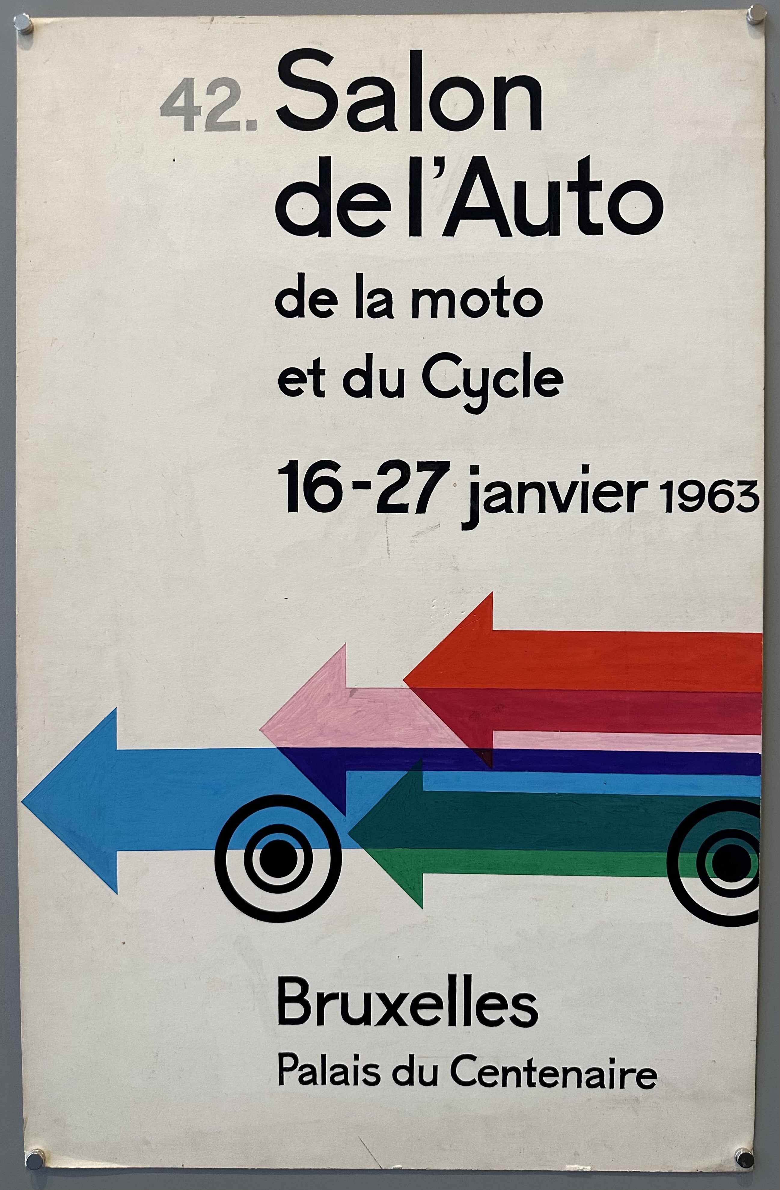 Salon del'Auto 1963 Painting