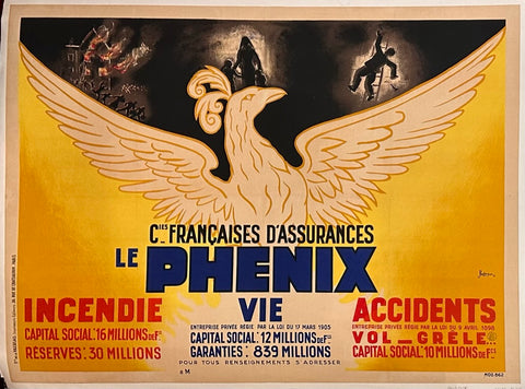 Link to  Cies Francaises D'Assurances Le Phenix VieFrench - c. 1935  Product