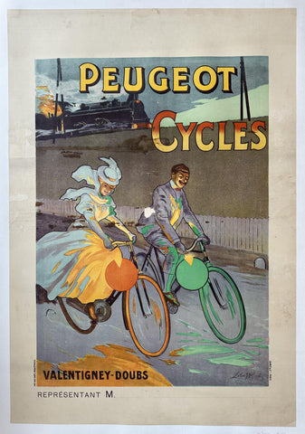 Link to  Peugeot Cycles PosterFrance, c. 1900s  Product