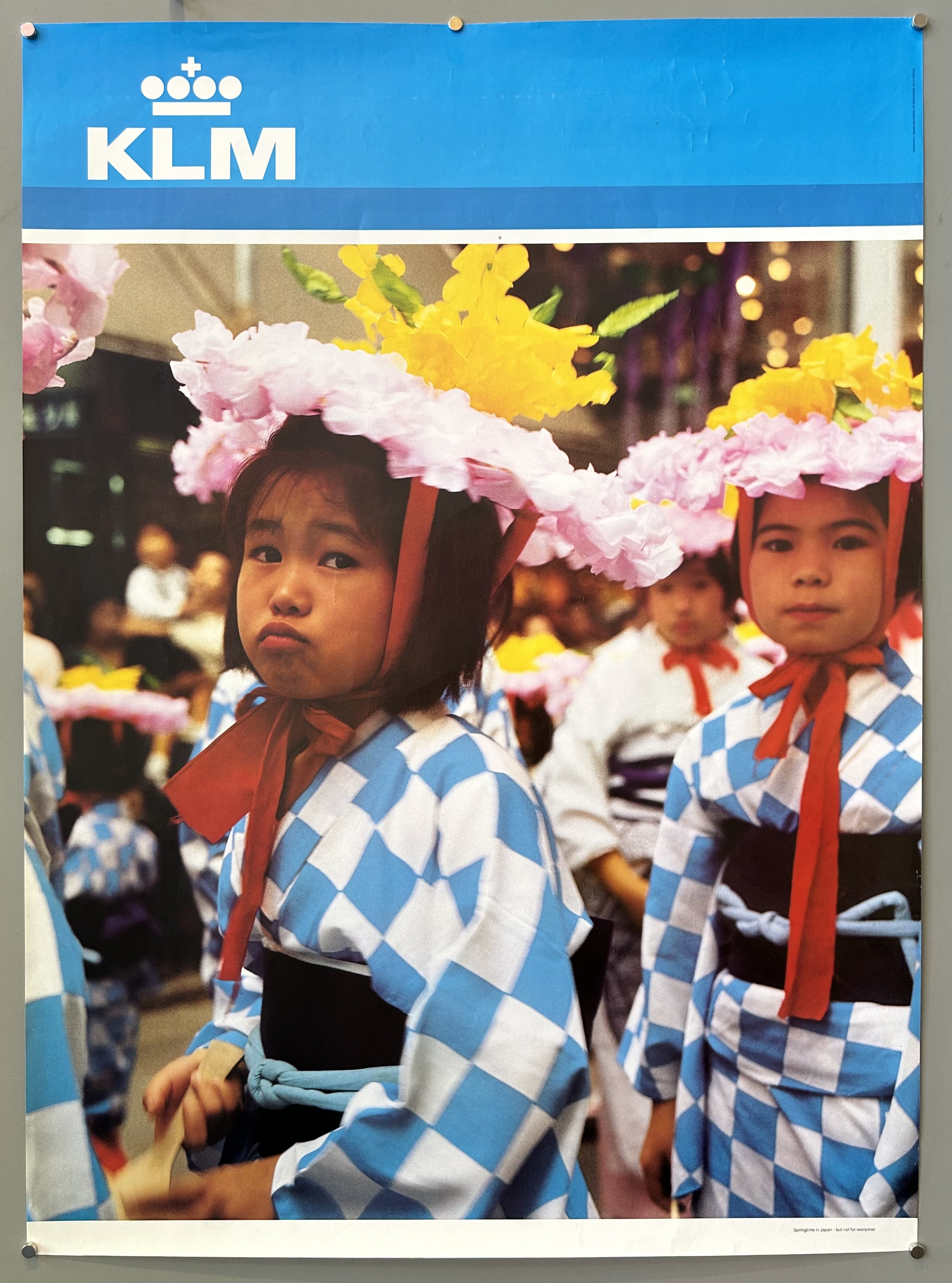 Japan KLM Travel Poster