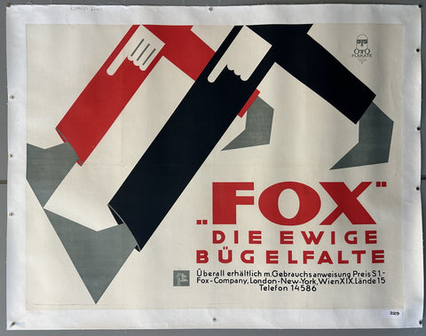 Link to  "Fox" Die Ewige BügelfalteAustria, c. 1930  Product