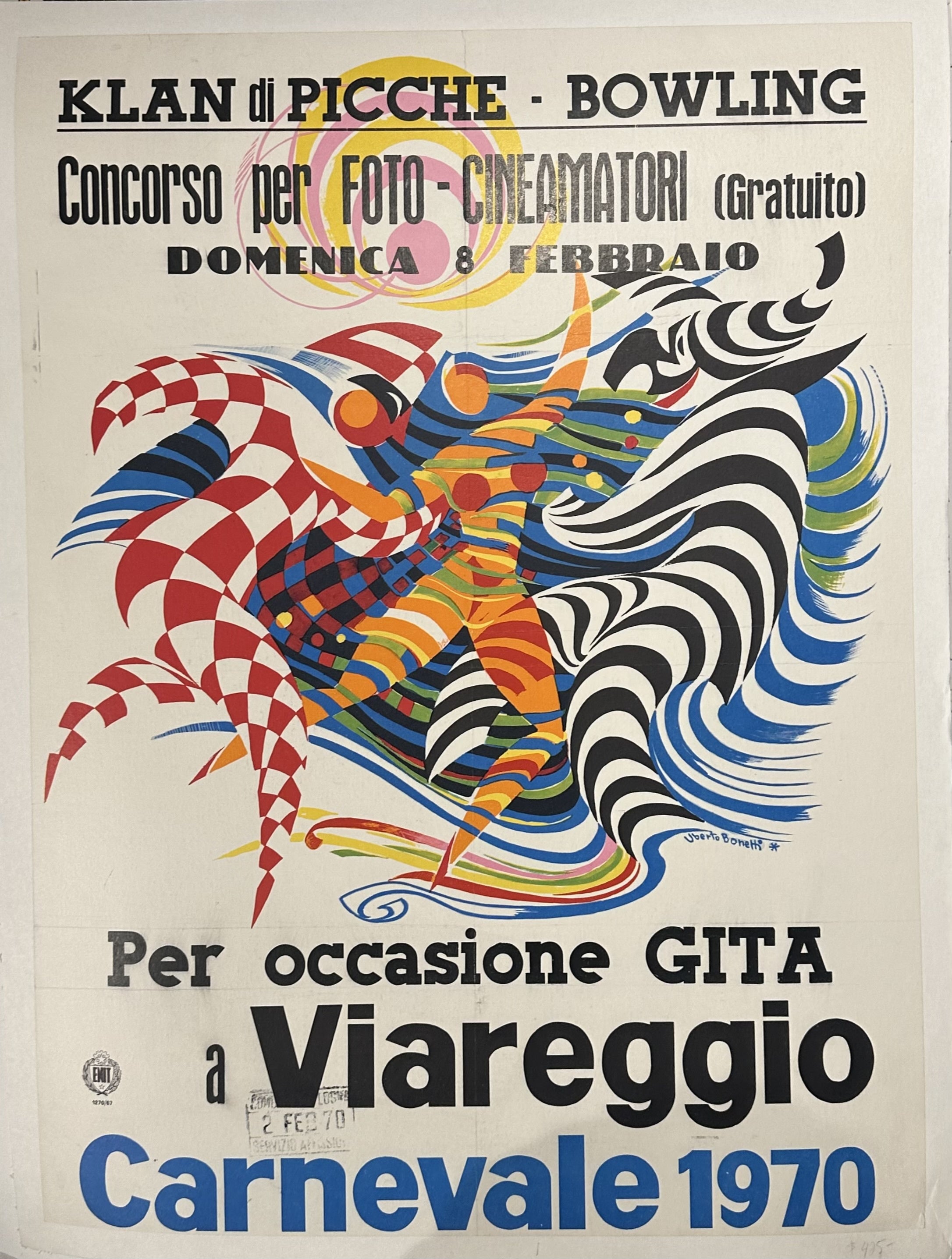 Carnevale 1970 Uberto Bonetti