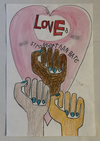 Link to Love is Stronger Than Hate (2017 Women's March) (Double-Sided)USA, 2017 Product