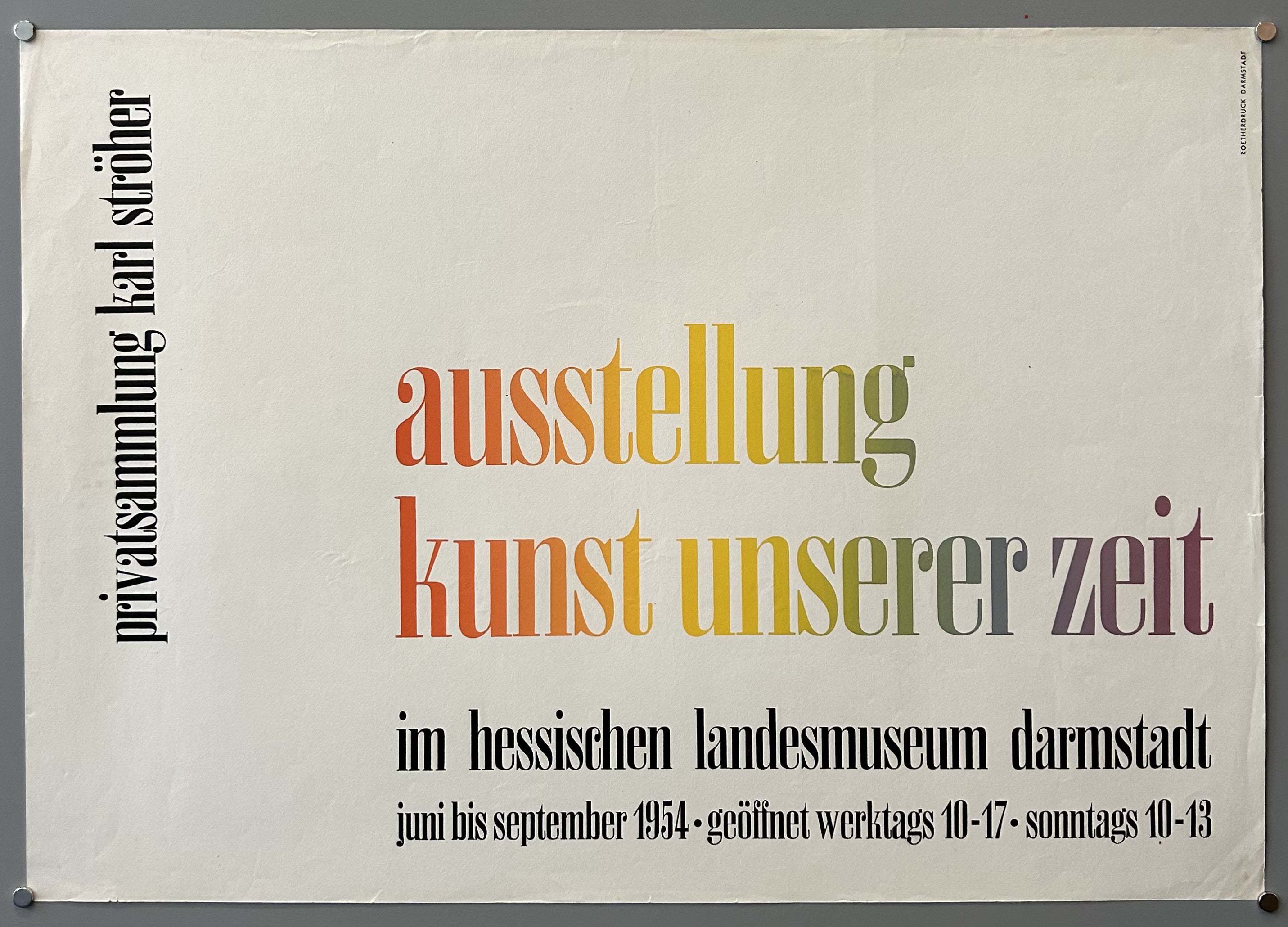 Ausstellung Kunst Unserer Zeit