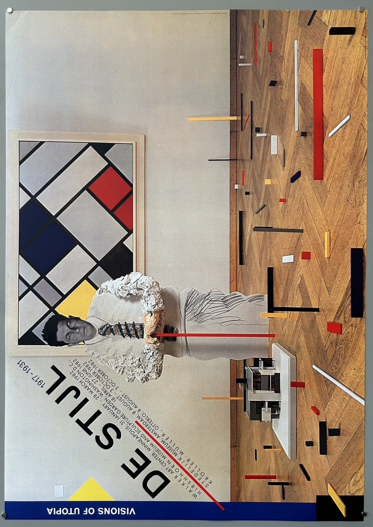 The exhibition was held at multiple venues in 1982, including the Walker Art Center in Minneapolis, the Hirshhorn Museum and Sculpture Garden in Washington D.C., and the Stedelijk Museum and Kröller-Müller Museum in the Netherlands.