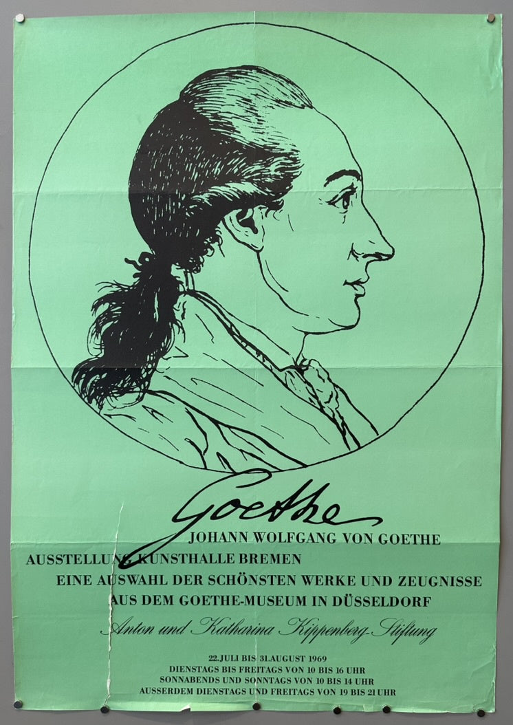 The poster clearly states "22. JULI BIS 31. AUGUST 1969" at the bottom, indicating the dates of the exhibition and thus the year the poster was produced for that event.