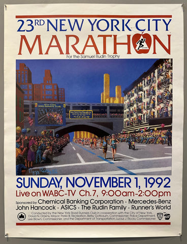 Link to  23rd New York City Marathon PosterUSA, 1992  Product