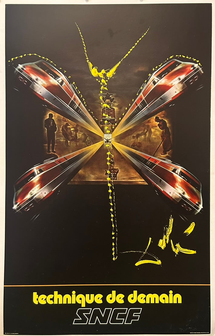 Technique De Demain SNCF Poster ✓