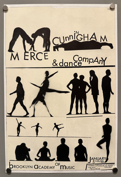 Merce Cunningham Dance Company ポスター Merce Cunningham and Dance Company Robert Rauschenberg – Poster Museum