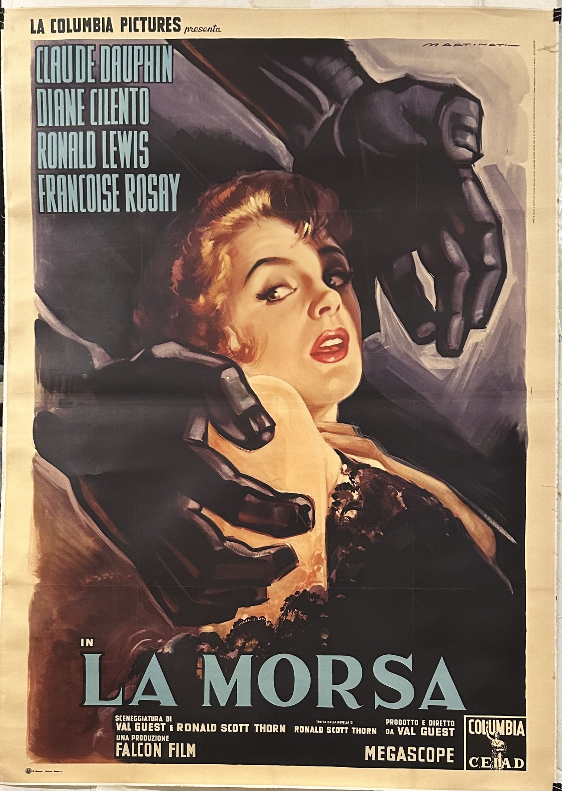 Italian poster for film "The Full Treatment" (1960)