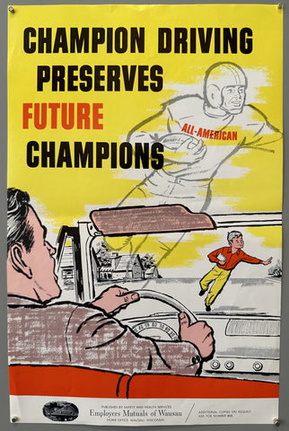 Link to Champion Driving Preserves Future Champions PosterUnited States, c. 1950s Product