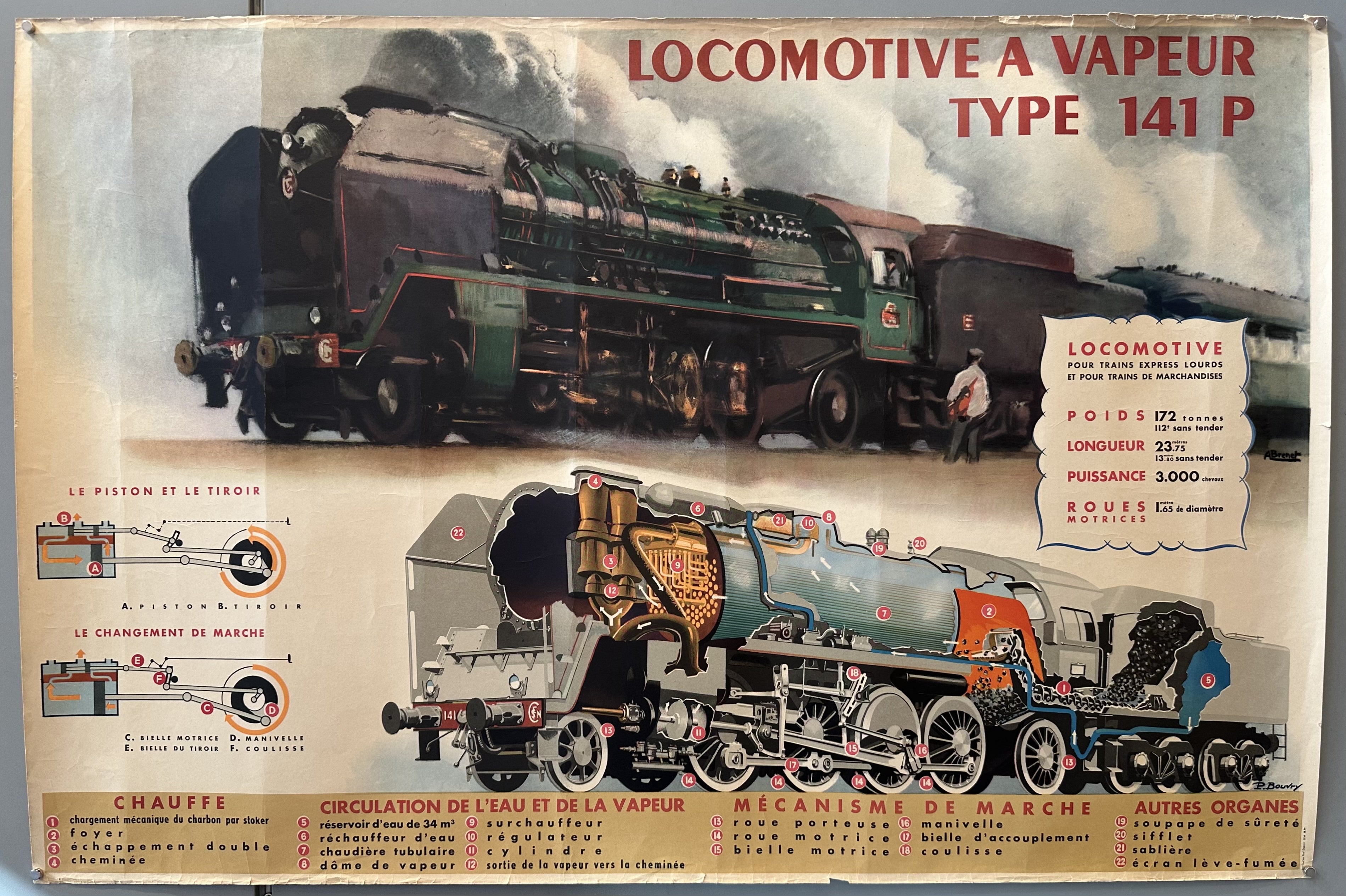 Locomotive a Vapeur Type 141 P