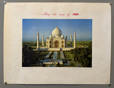 Link to  TWA Taj Mahal PosterUSA, c. 1950  Product