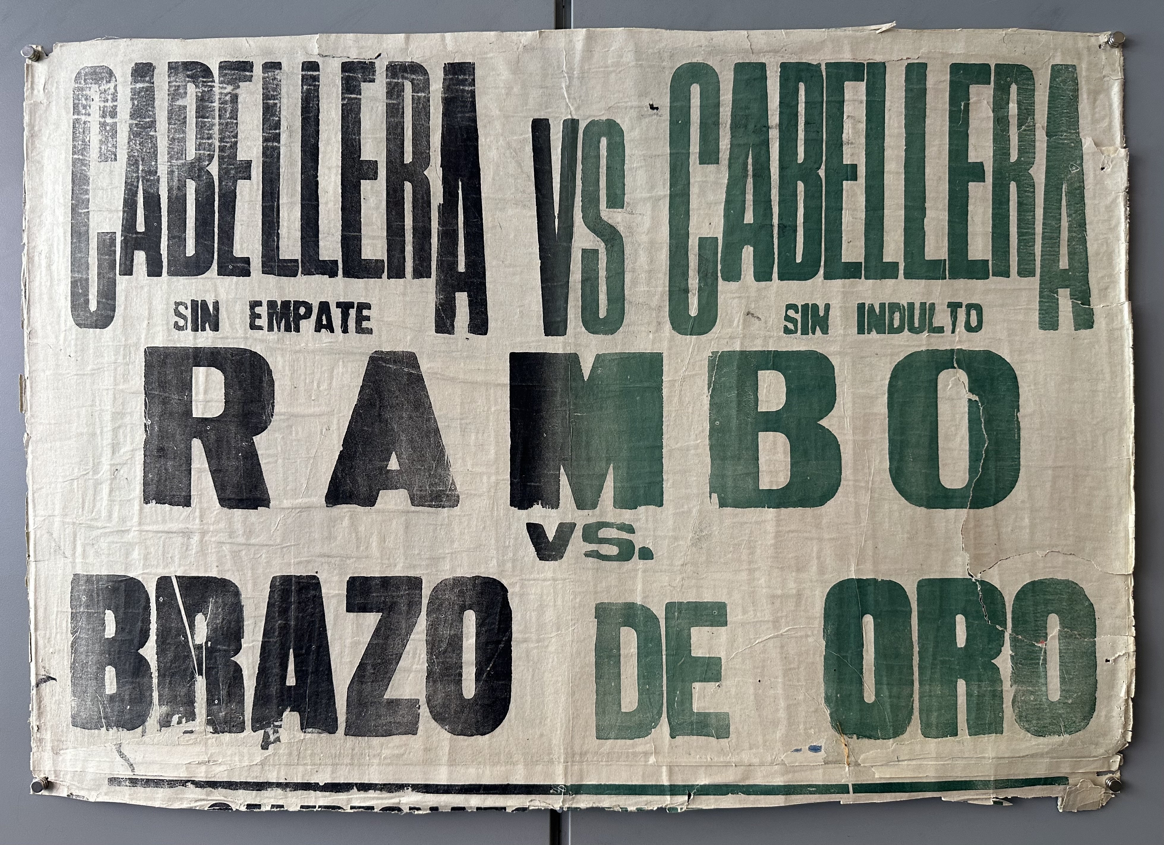Mexican Wrestling Poster