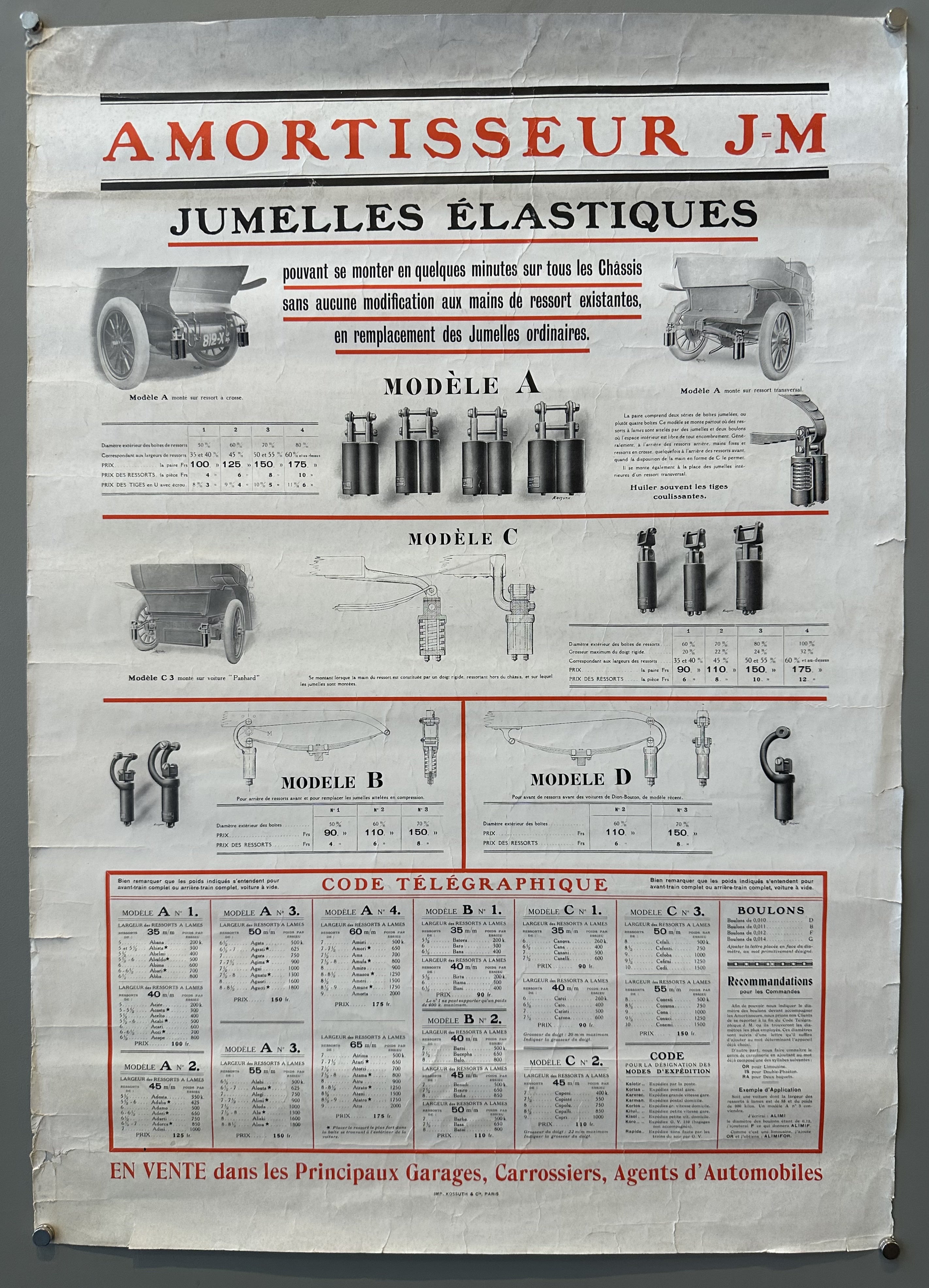 Amortisseur J-M Poster