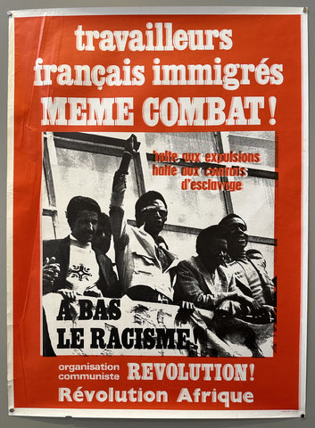 Link to travailleurs français immigrés MEME COMBAT!France, C. 1965 Product