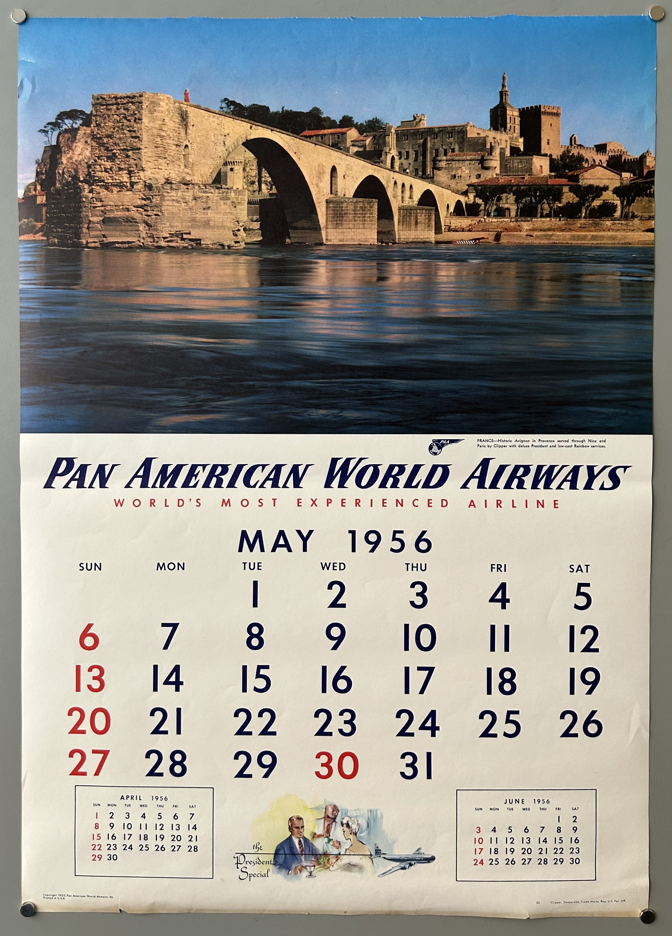 Pan American World Airways May 1956