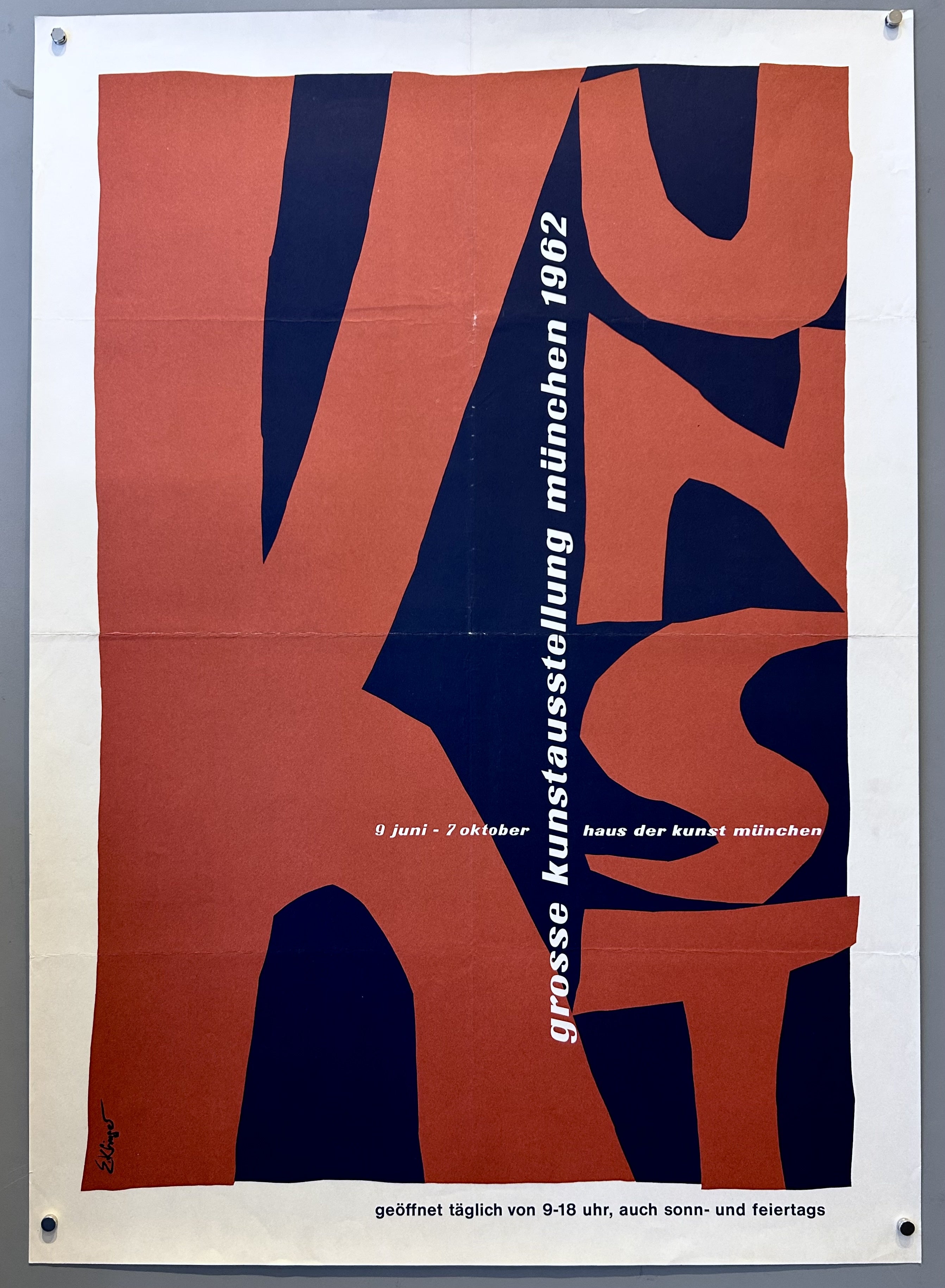 Kunst Große Kunstausstellung München 1962