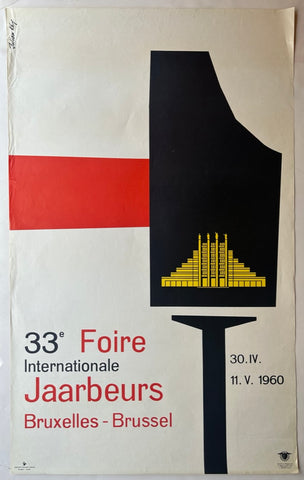 Link to  33e Foire Internationale Bruxelles Poster #2Belgium, 1960  Product