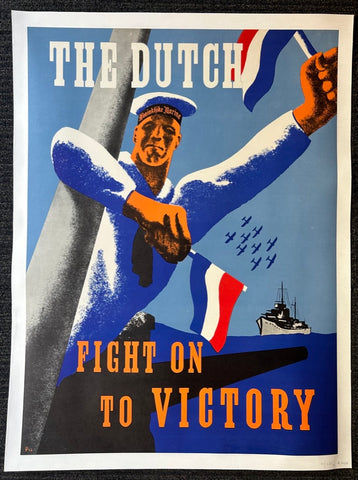 Link to  The Dutch Fight on to Victory PosterThe Netherlands, 1942  Product
