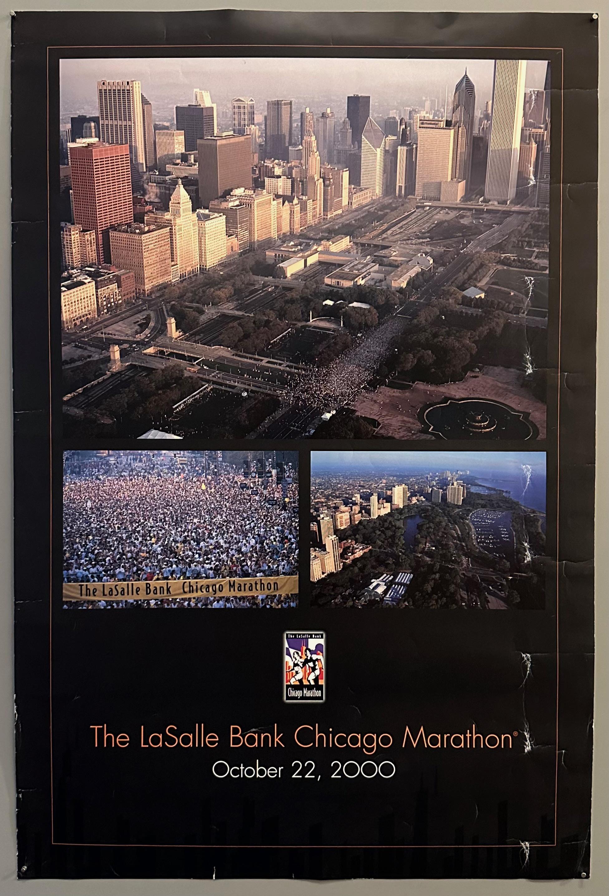 The LaSalle Bank Chicago Marathon Poster