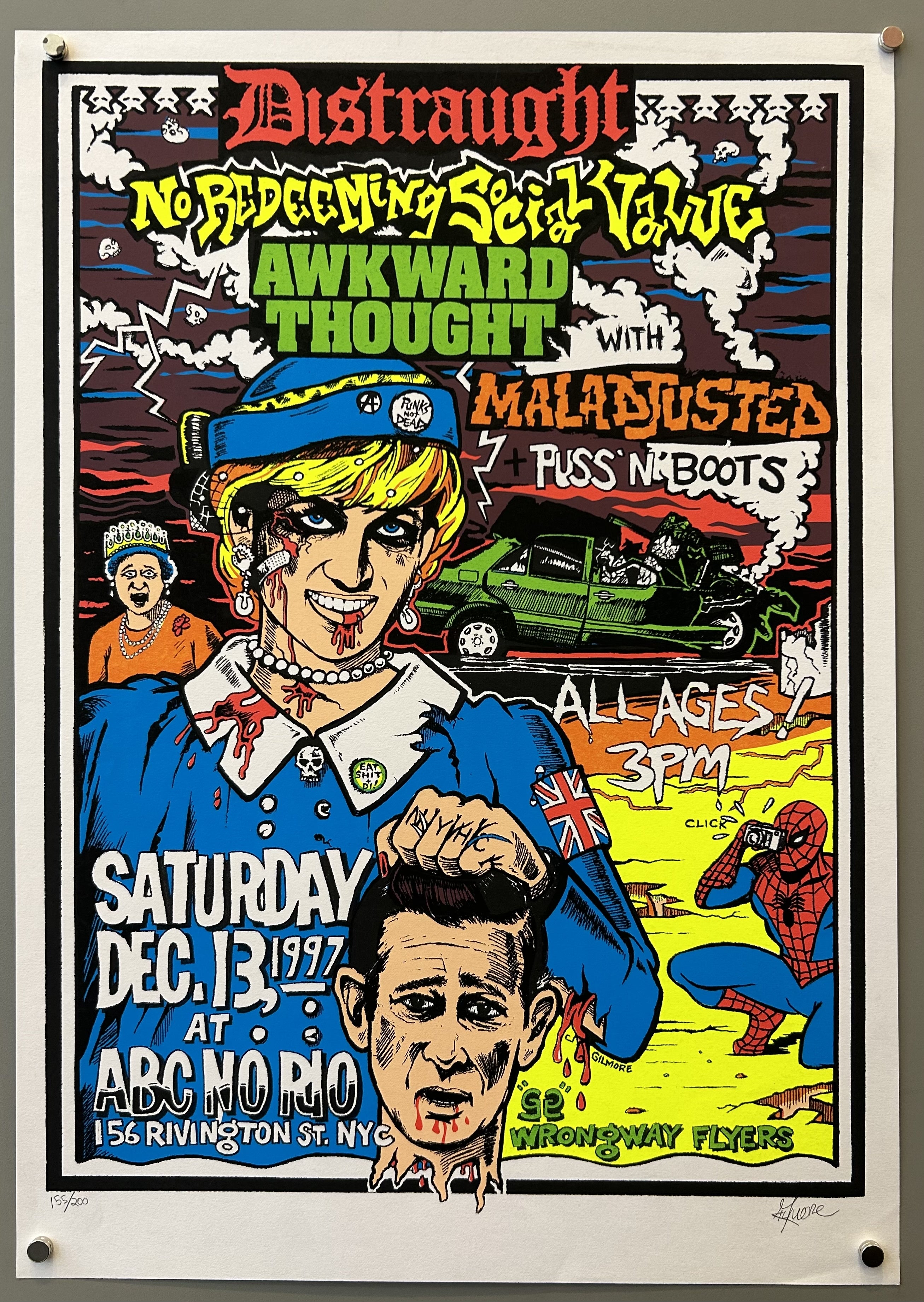 Distraught, No Redeeming Social Value, Awkward Thought, with Maladjusted, Puss N Boots